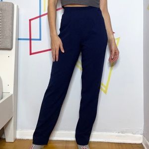 American Apparel Navy Tapered Pant